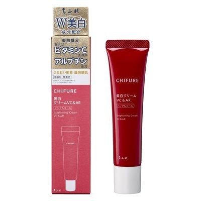 日本 CHIFURE化妝品  VC&amp;AR  面霜 美白面霜 美白霜 精華液 補充包 35g KO