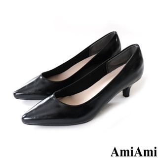 【AmiAmi】健步如飛尖頭 5 公分高跟鞋 超好走女鞋｜啞光 CX2500-1