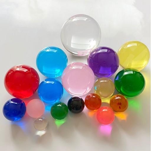 高品質 #圓球亞克力 #彩色實心球 *PMMA有機玻璃壓克力樹脂水晶透明彩色實心球