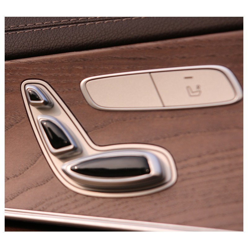 Benz 賓士 座椅 按鍵 貼 W213 W205 GLC C300 E300 調整 按鈕 按鍵 內飾 裝飾 貼 紙