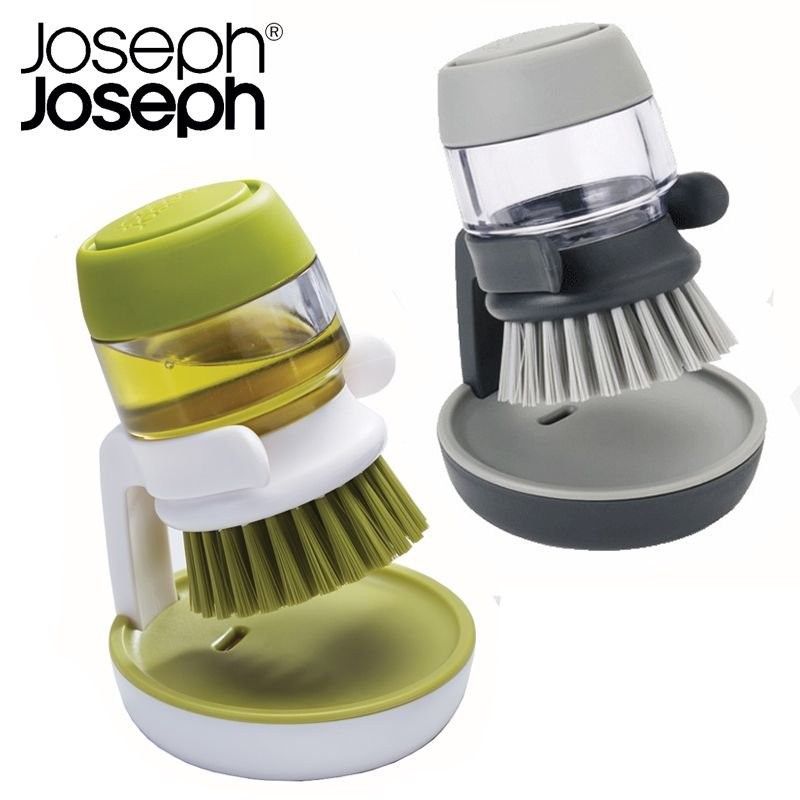 🔥熱銷🔥 英國Joseph Joseph皂液刷廚房清潔刷子洗潔精器罐刷帶皂液洗碗刷 YDCE