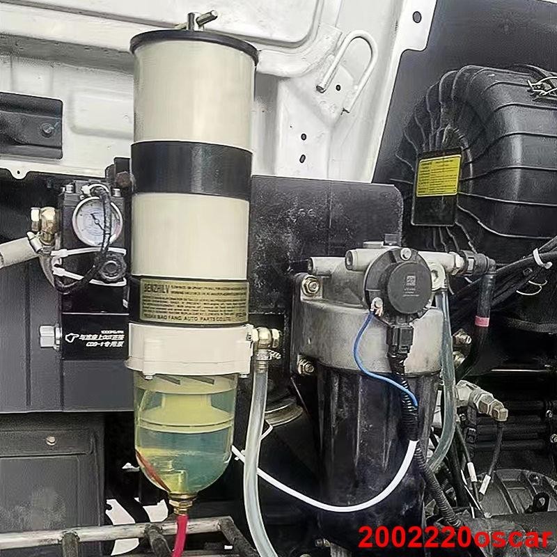 【訂金】熱賣%貨車24V油水分離器電動泵柴油增壓電子泵1000總成派克改裝加壓泵