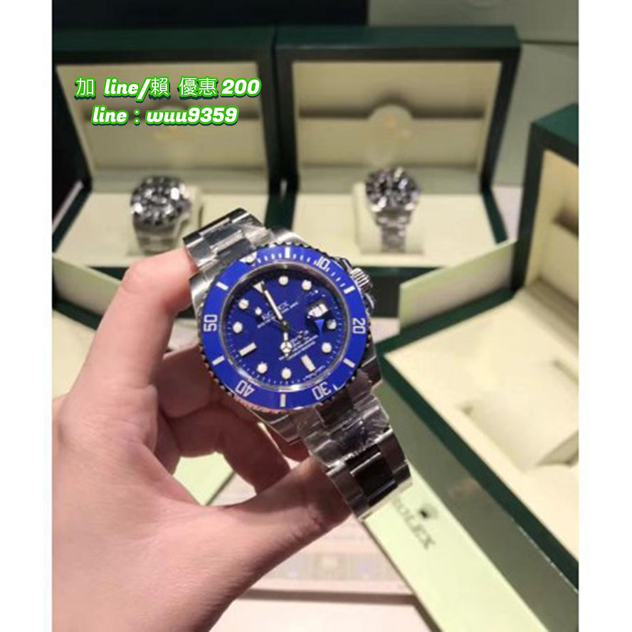 勞力士 手錶 Rolex 藍水鬼腕錶 黑水鬼手錶 藍鬼 實拍 免運