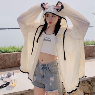 【熱賣推薦★】新款時尚連帽防曬衣女夏季長袖外穿薄款外套韓版寬松透氣防曬服女