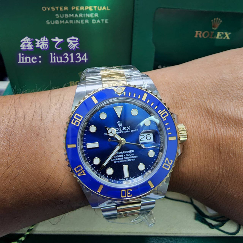 Rolex 勞力士 藍水鬼 藍面 半金 41MM 3235 126613LB 22.08 116613 全新