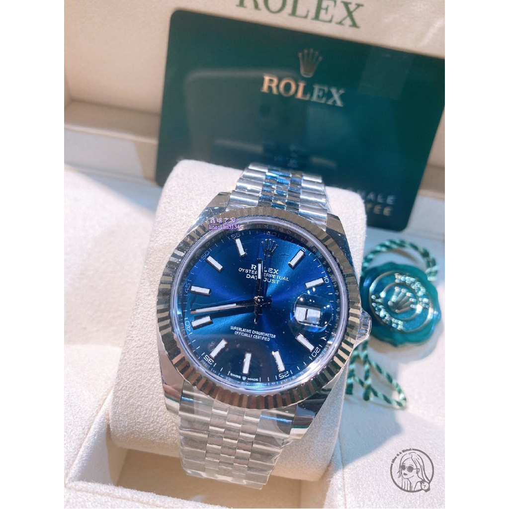 Rolex DATEJUST 126334藍面｜五珠｜太陽圈 🔺2022年｜全新品｜現貨✅