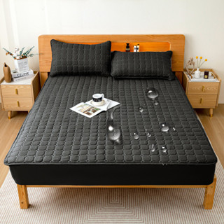 臺灣出貨黑色透氣床包 30CM加高床包 透氣床包 防水床包 防水保潔墊雙人 單人保潔墊床包 保潔墊床包式防水