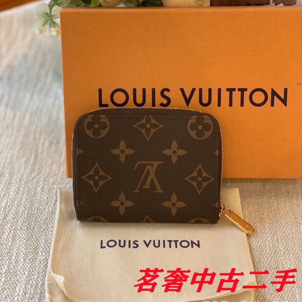 LV 路易威登 ZIPPY 經典老花 拉鏈 零錢包 卡包 卡夾 M60067