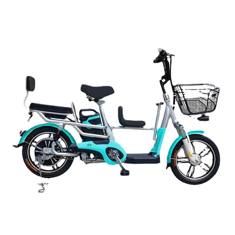 【這款是定制產品 標價為定金】洋鈴新國標48V鋰電池電動自行車家庭親子電動車成人代步電頻車