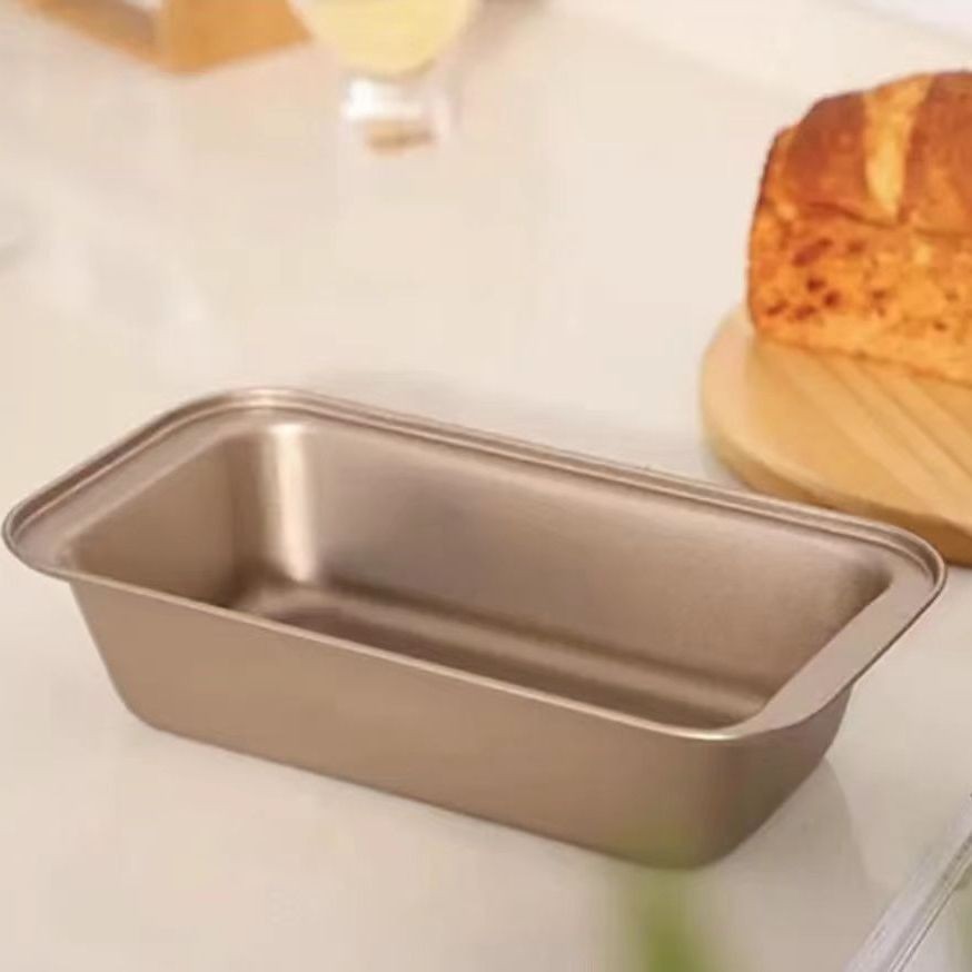 2024新款金枕吐司盒家用長條磅蛋糕吐司模具烤箱烘焙烤盤空氣炸鍋麪包模具