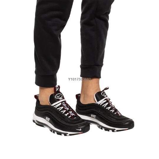Nike Air Max 97 Premium 黑白 串標 子彈 復古 氣墊 慢跑鞋312834-008男女鞋