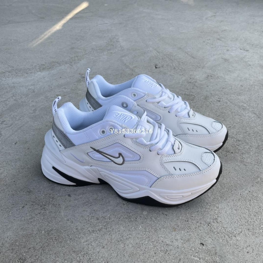 現貨 NIKE WMN M2K TEKNO 白銀 皮革 百搭厚底增高 運動慢跑鞋BQ3378-100 男女鞋