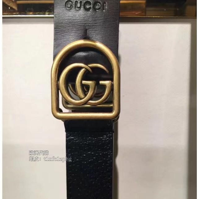 法國代購 Gucci 皮帶 18年 2.5cm寬 雙G 腰帶 495128 現貨
