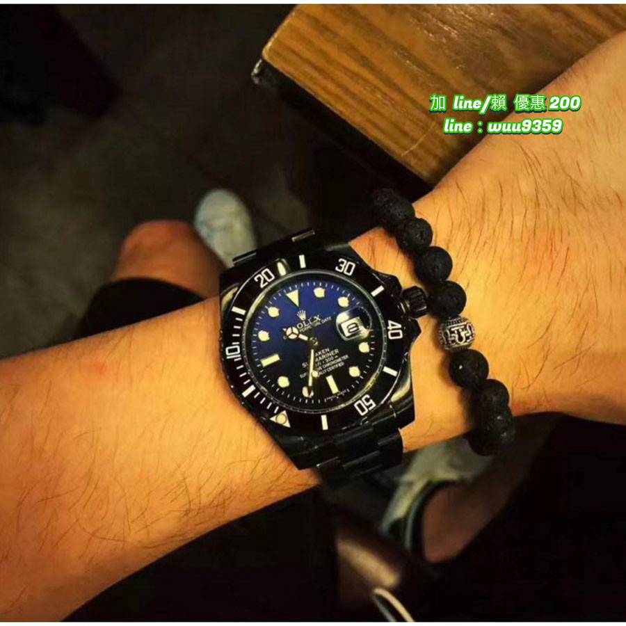 勞力士手錶 Rolex 水鬼限量版系列 鬼王手錶 黑水鬼男錶
