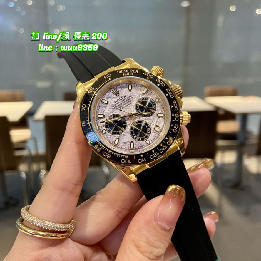 爆款 Rolex-勞力士 宇宙計型迪通拿腕錶 男士手錶 订制的三眼放大版的進口機械機芯 隱形麥頭 商務休閒男士腕錶