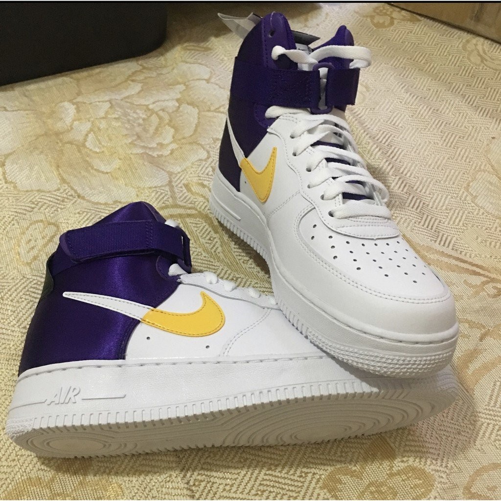 Nike Air Force 1 High NBA "Lakers” 【紫金】湖人配色