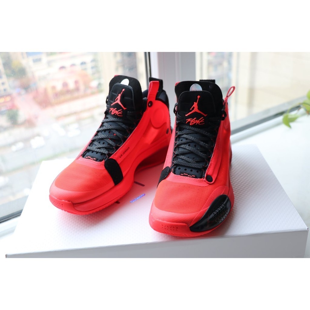 日本正品 Air Jordan 34 PF 黑紅 高幫 籃球鞋 BQ3381-600