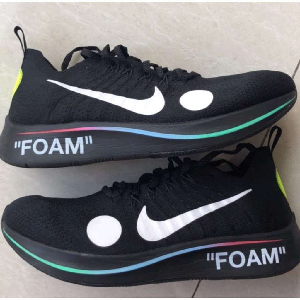 日本正品 Nike Zoom Fly Mercurial Off White THE TEN Black 黑 AO211