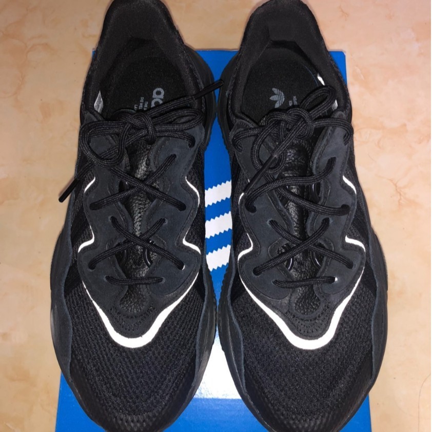 日本正品 adidas originals Ozweego 純黑 黑武士 運動鞋 EE6999