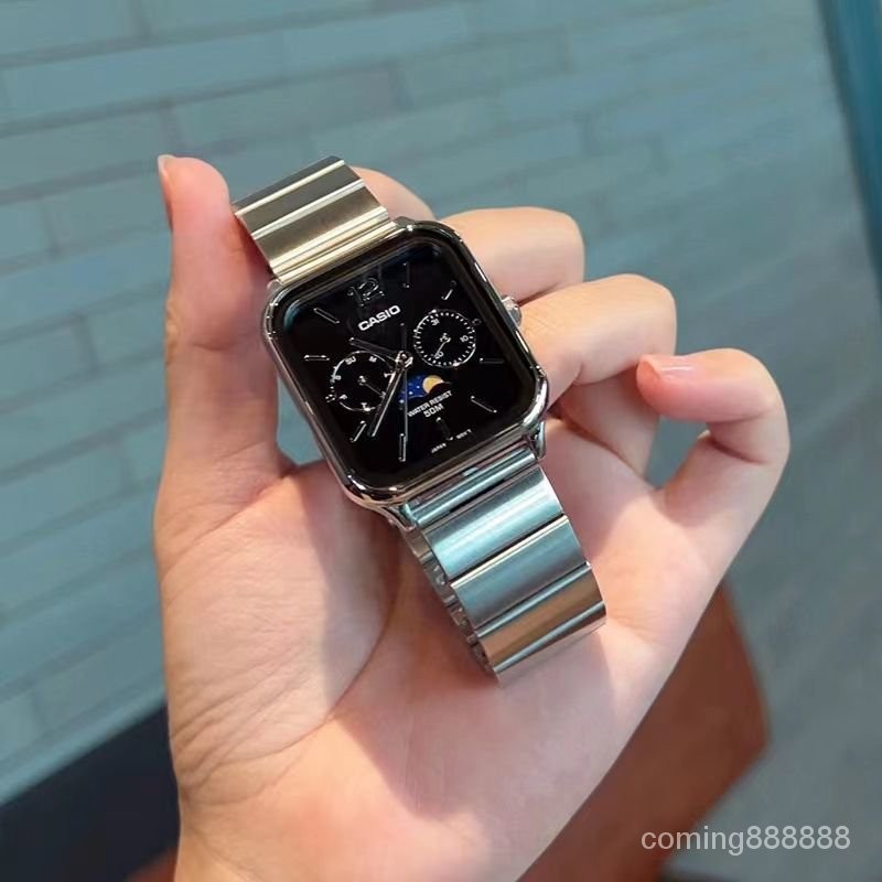 新款卡西歐手錶女小方塊高顔值女錶網紅月相男錶非機械男錶M305D