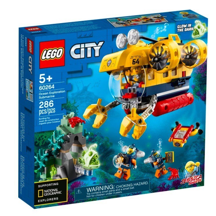 『現貨』LEGO 60264	City-海洋探索潛水艇      盒組     【蛋樂寶樂高館】