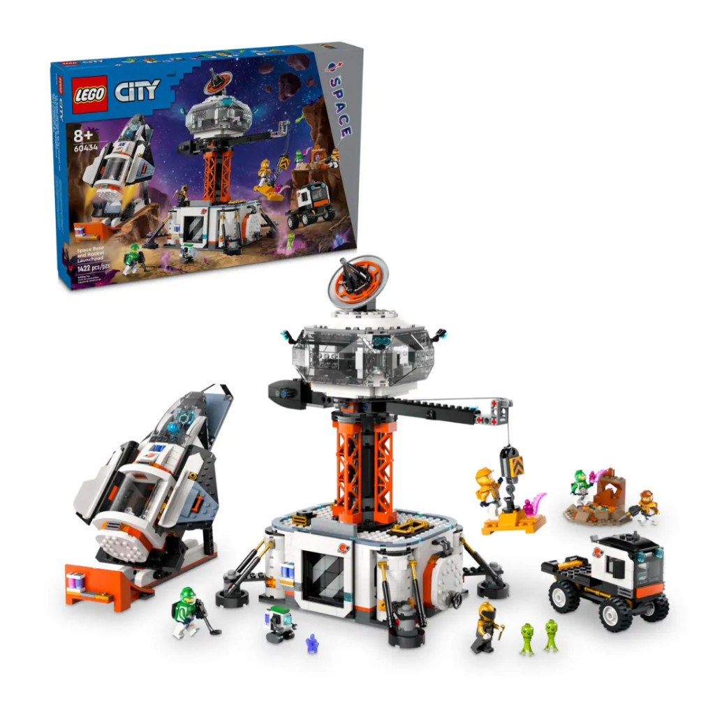 『現貨』LEGO 60434	City-太空基地和火箭發射台   盒組 【蛋樂寶樂高館】