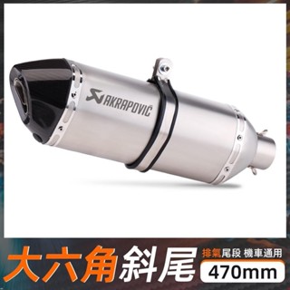 機車改裝天蠍排氣管 刺激300 AK550 勁戰 小阿魯 cbr150r ninja R15 蠍子碳纖大六角排❥