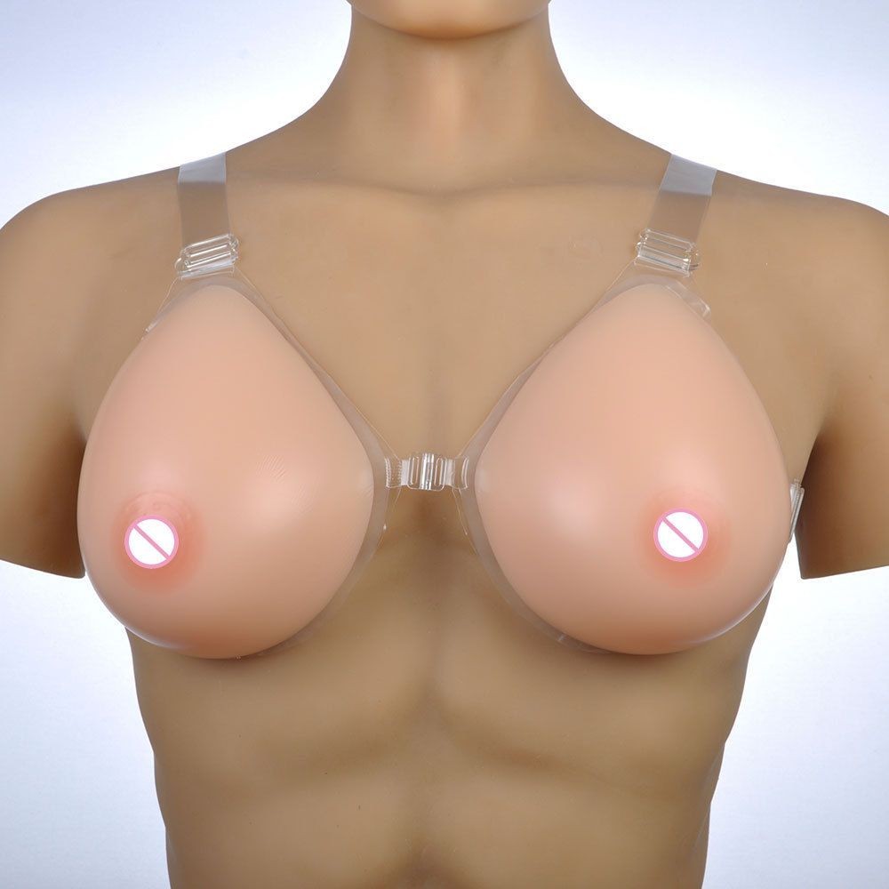 【美樂購】CD變裝肩帶連體硅膠義乳男扮女裝假胸假乳假乳房內衣墊偽娘用品