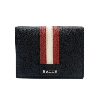 【BALLY】Talder 防刮皮革對折卡片夾(6226438-黑色)