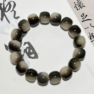 臺灣發貨 油墨菩提根手串 真品盤玩 學生解壓文玩 繞指柔菩提子佛珠 手鏈男款 提子佛珠 佛珠 念珠 白菩提子 天然菩提