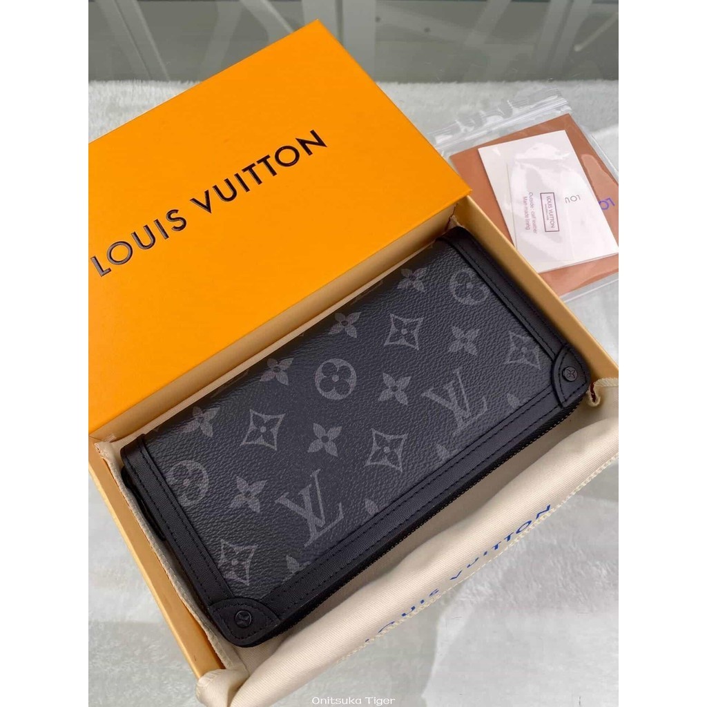 二手Louis Vuitton LV Zippy Wallet Trunk M80558拉鏈皮夾