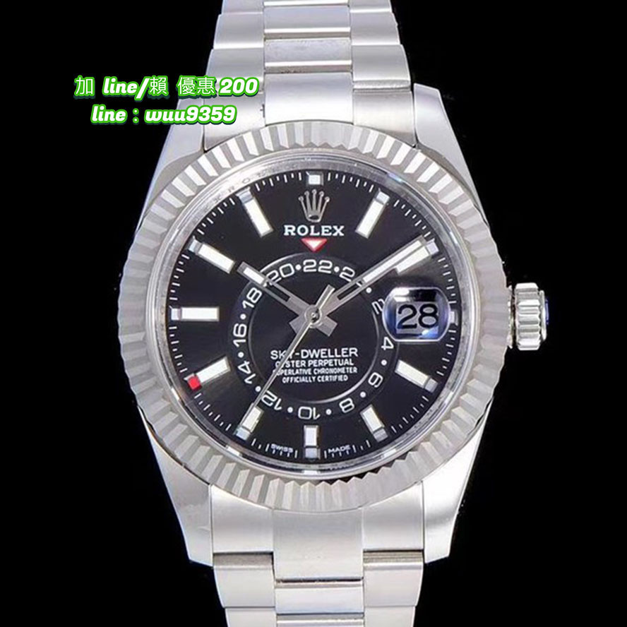 勞力士-Rolex 天行者系列 縱航者型錶殼40MM，Ring Command三角坑紋蠔式鋼搭載全自動機械5833A機芯