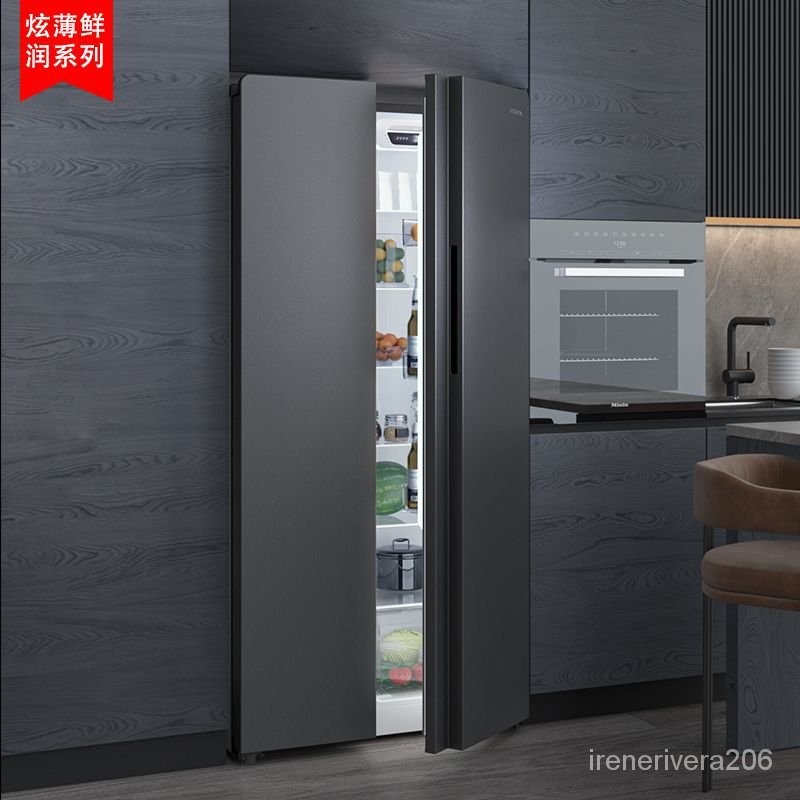 【訂金】  💯優選好貨💯對開門新款冰箱超薄嵌入雙門大容量特價家用 冷凍櫃 冰櫃 冰庫 存貨冰箱 冷凍櫃
