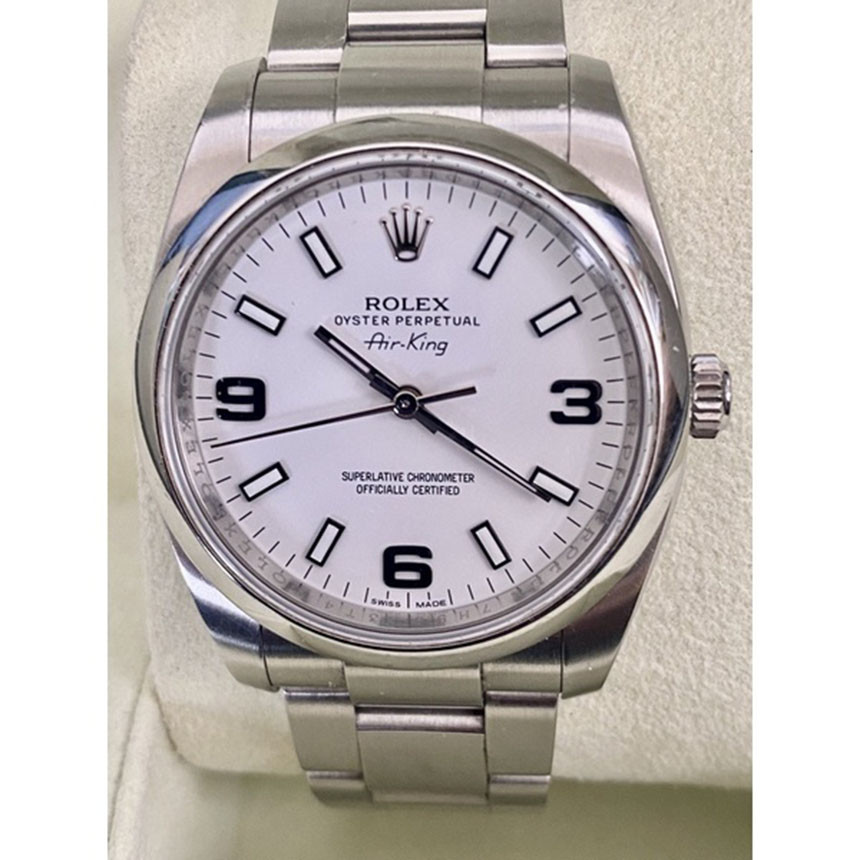 rolex 114200 air king 34mm空中霸王 盒單齊全腕錶