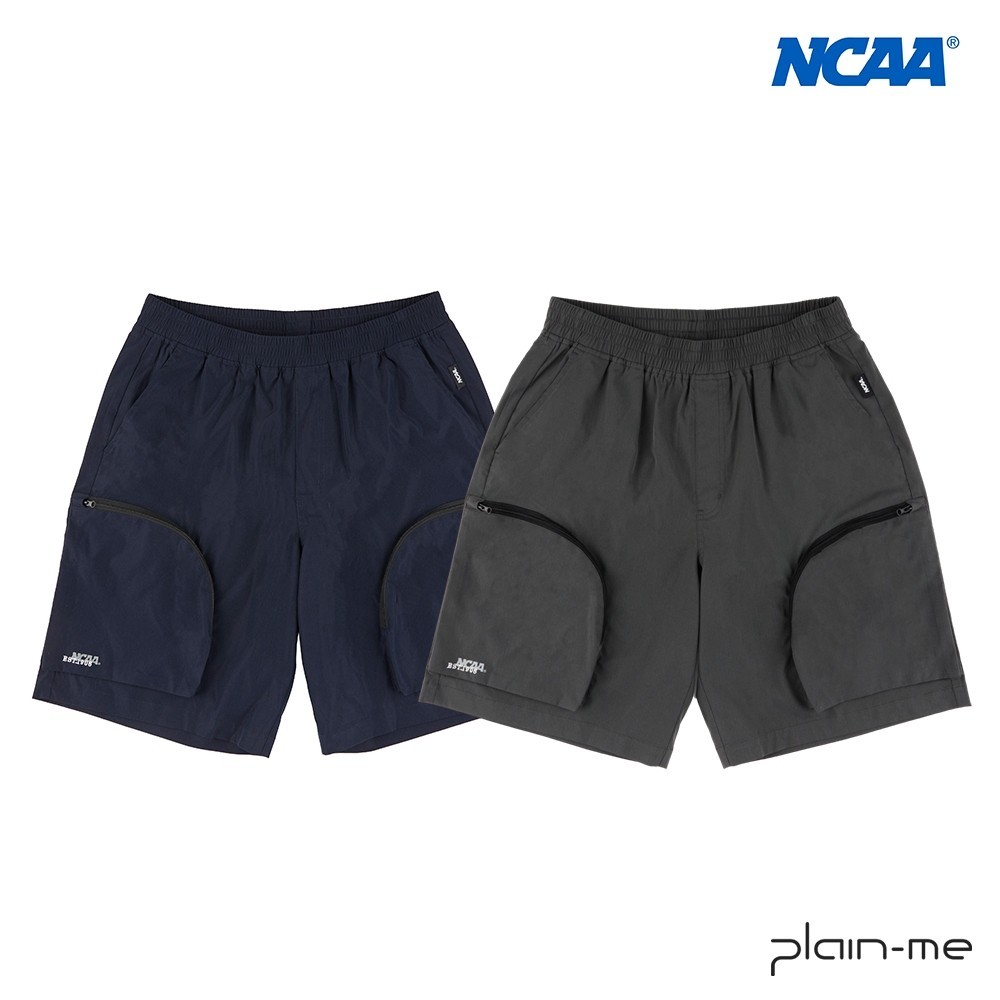 【plain-me】NCAA 中性工裝風短褲 NCAA1709-241 &lt;男女款 休閒短褲 工裝褲&gt;