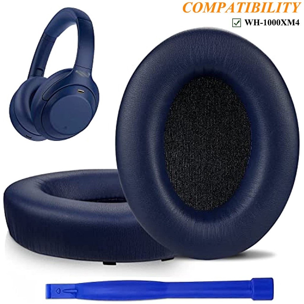 ☽▌索尼 WH1000XM4 耳機套 替換耳罩 適用於 SONY WH-1000XM4 消噪耳機 帶卡扣附隔音棉 一對裝