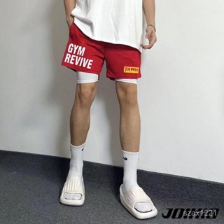 籃球運動短褲 美式籃球褲 寬鬆 休閒 四分短褲 男生運動短褲 透氣速幹短褲 健身訓練褲 排汗假兩件短褲 運動休閒短褲