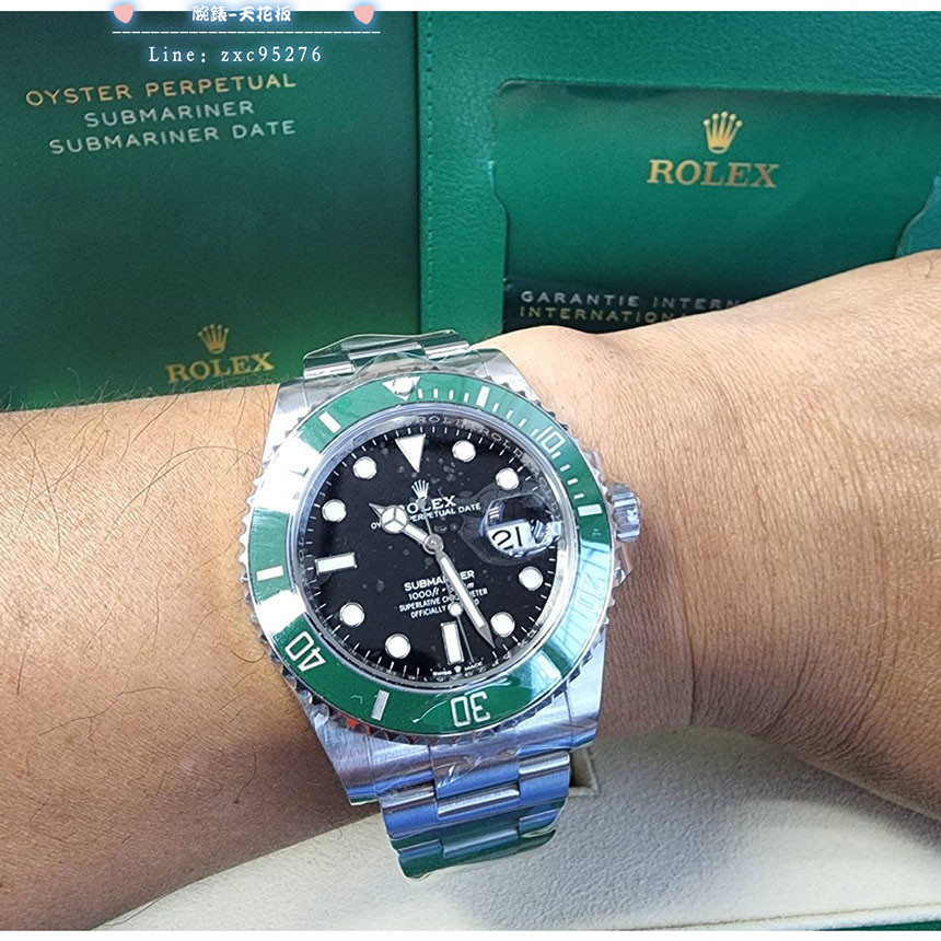 Rolex 勞力士 126610Lv 綠水鬼 41Mm 3235 星巴克 陶瓷圈 20年 97新 新卡腕錶