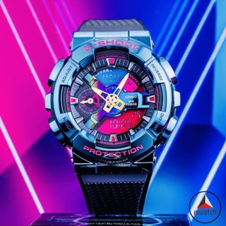 【台灣出貨】卡西歐 G-Shock GM-110SN-2A BEARBRICK 黑色樹脂錶帶 AutoLight 模擬數