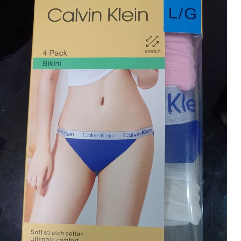 【四件入】Calvin Klein CK 女版 盒裝 三角 內褲 三角褲 CK 女生內褲