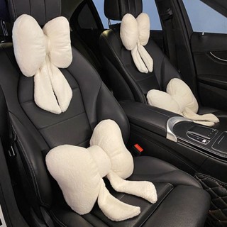 💞千禧百貨生活館💞 車用頭枕靠枕 汽車頭枕護頸枕蝴蝶結座椅頸椎枕一對車載枕頭靠頸枕車枕女神#汽車百貨