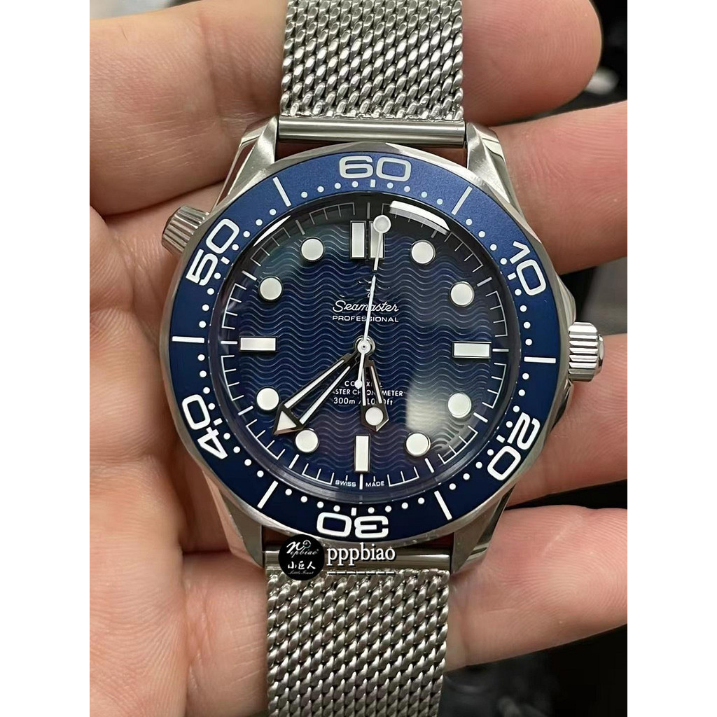限量 VS新品 海馬300 無暇赴死007 藍盤 六十週年紀念款 手錶 男士手錶