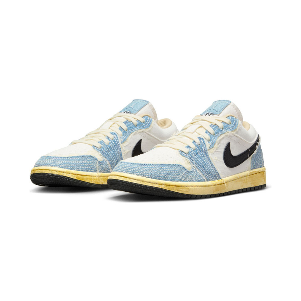 Air Jordan 1 Low SE WRMK Sashiko丹寧牛仔FN7670-493