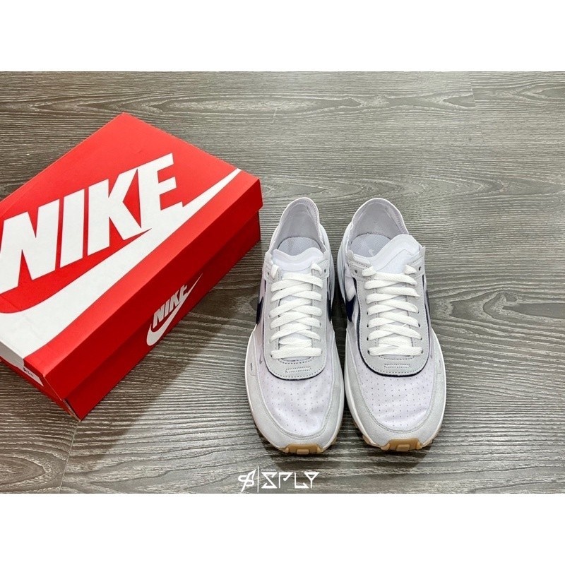 Nike Waffle One 芋頭牛奶 灰藍色 結構 休閒鞋 DN4696-501