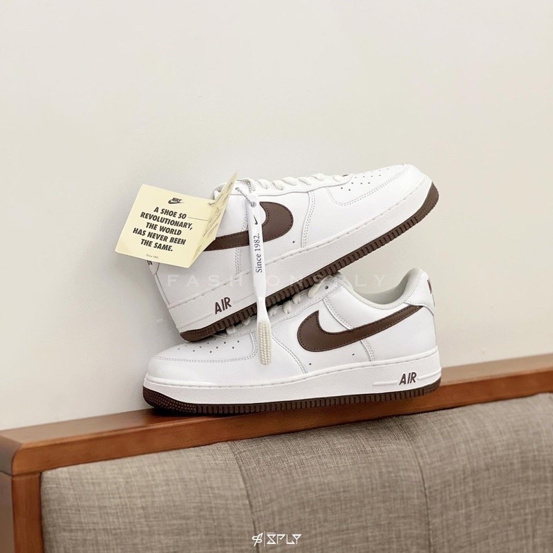 Nike Air Force 1 白咖啡 附牙刷 休閒鞋 DM0576-100 188535