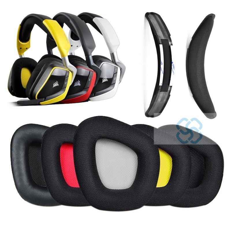 【XY音悅】適用海盜船天行者耳機罩VOID PRO ELITE耳機套耳罩頭樑墊橫樑配件