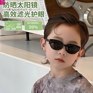 兒童眼鏡 兒童墨鏡潮時尚男童女童個性復古韓版太陽鏡防紫外線寶寶遮陽眼鏡