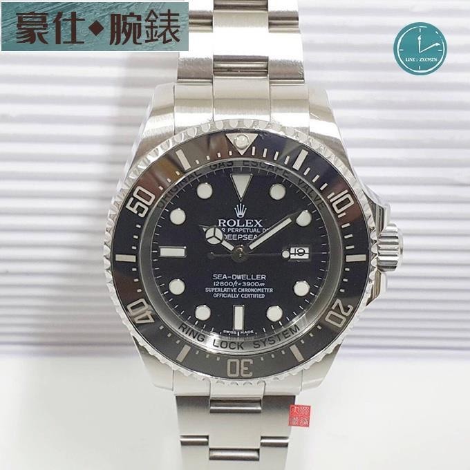 高端 ROLEX勞力士 水鬼王 盒證全配件 116660 陶瓷框 錶徑44mm 自動機械 精鋼材質