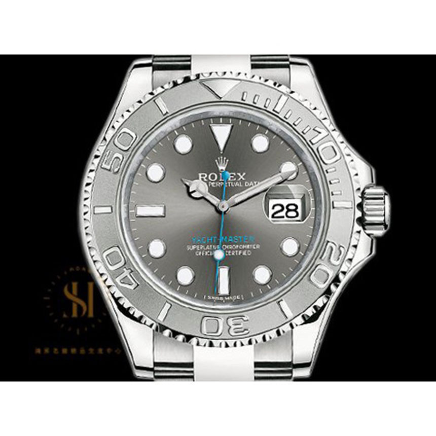 Rolex 勞力士 Yacht-master 116622 遊艇名仕型 深銠白色 鉑金框 Af400腕錶