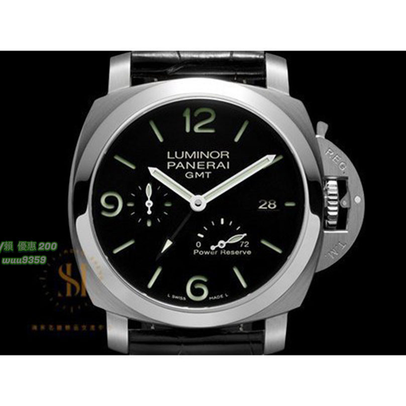 PANERAI 沛納海 PAM321 PAM00321 GMT 動力顯示 3日鍊